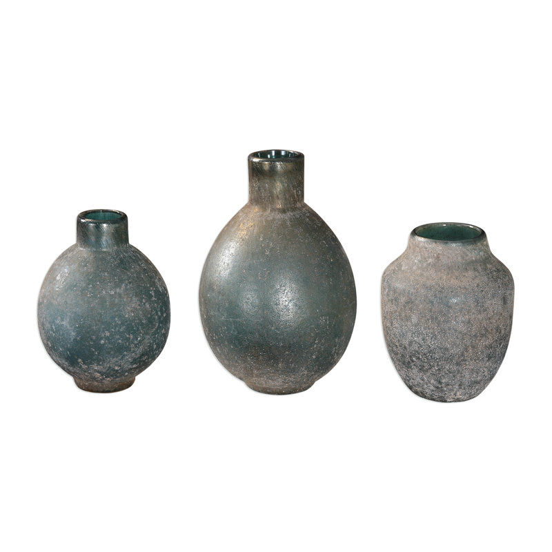Ensemble de vases de table 3 pièces duveteux de couleur duc duc