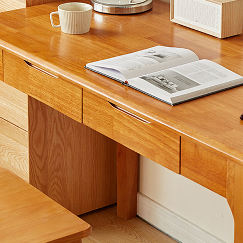 Bureau d'écriture simple avec tiroir de rangement rectangulaire, H 29,52 po x l 47,24 po x P 23,62 po