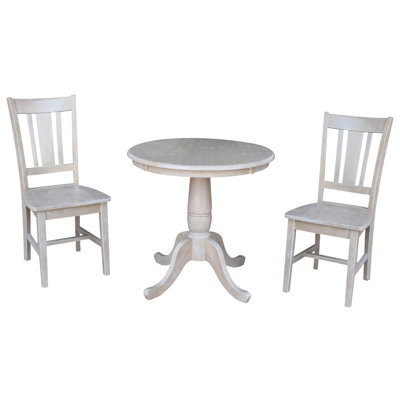 Polett 2 - Person Solid Wood Dining Set