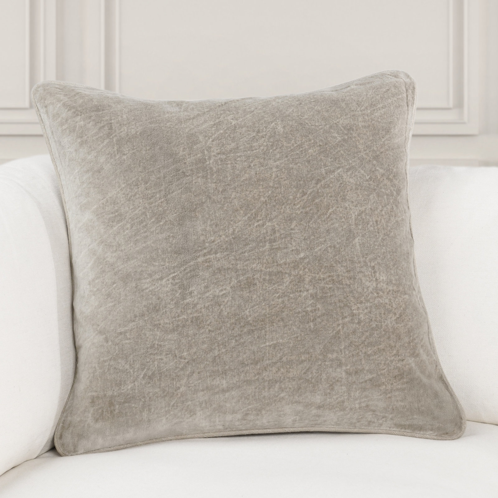 Goodall Throw Pillow, Moss Green, Square 22"