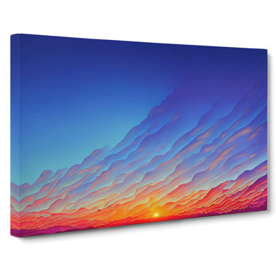 Cloudy Sunset Vol.2 - Wrapped Canvas