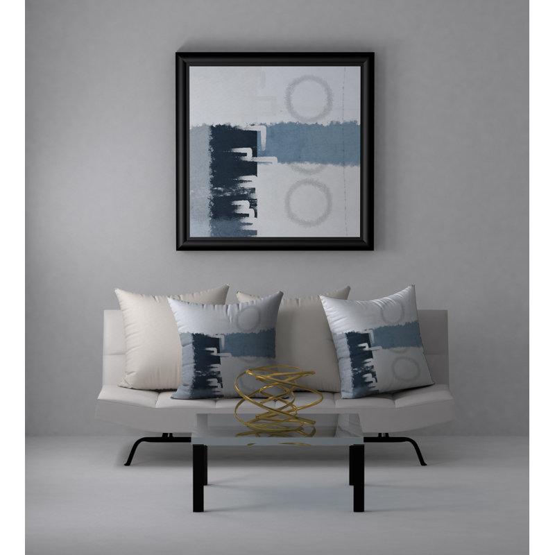 Housse de coussin décorative carrée et insert Victor, 20 po X 20 po