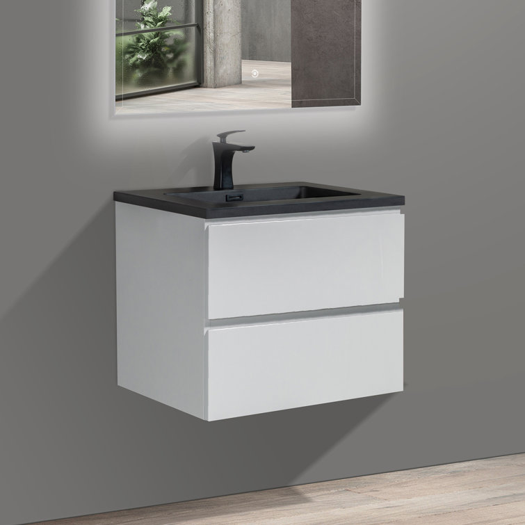 Southern Enterprises Endera Corner Bath Vanity Single Sink with