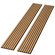 106” L x 12.6” W - 3D Acoustic Soundproof Wood Slat Wall Panel - Decorative Shiplap, Acoustic Wall Tile