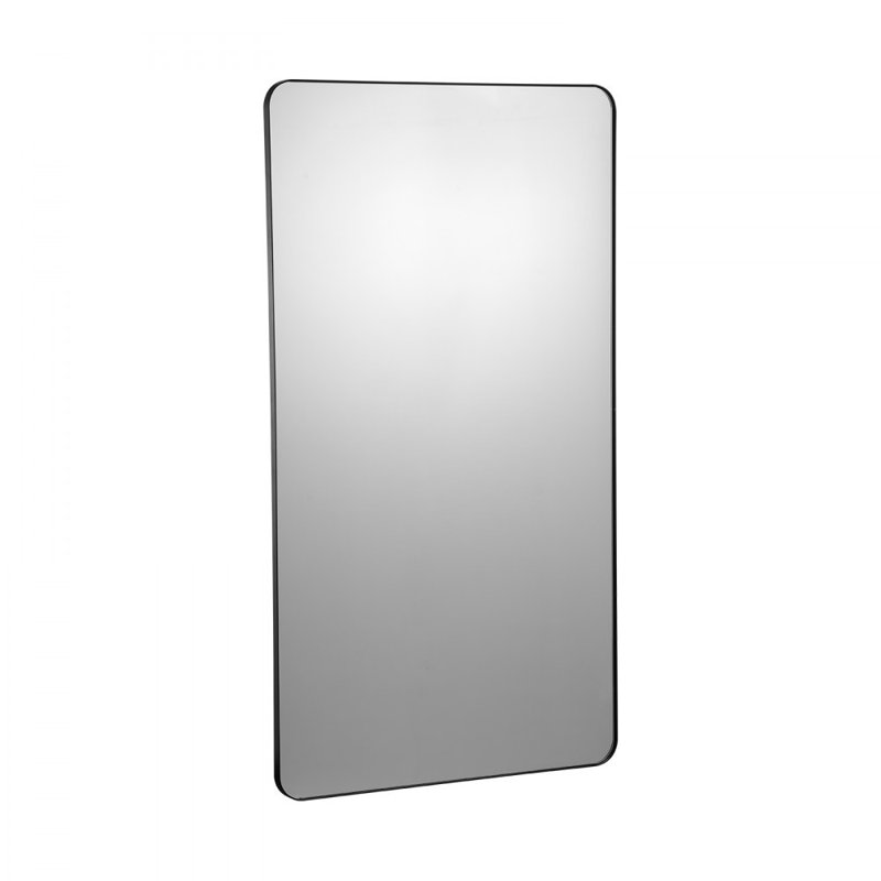 Aluminium Rectangle Mirror, Black, 76.2cm x 139.7cm