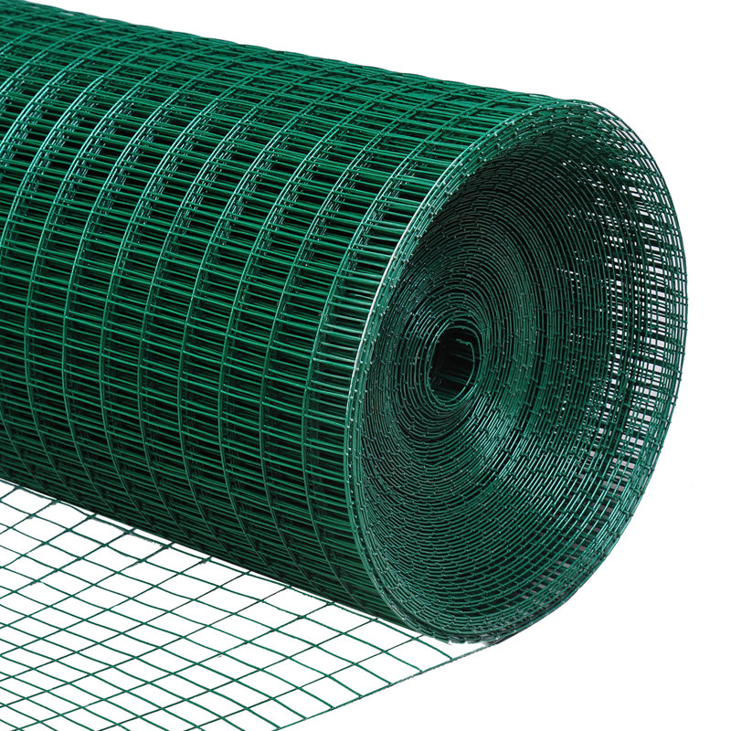 Roney 90cm H x 3000cm W Green Metal Border Fencing