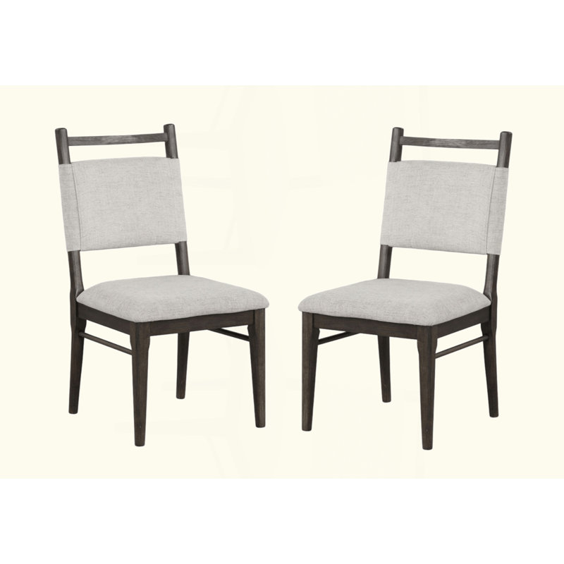 Mobilier de salle à manger moderne en noyer foncé 2 pièces