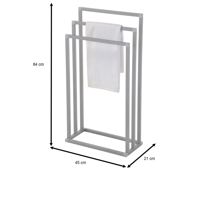 Giona Towel Stand, Light Grey