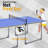 Mid-Size Table Tennis Table Foldable & Portable Ping Pong Table Set for Indoor & Outdoor Games with Net