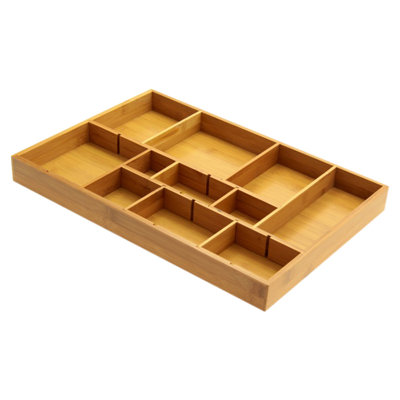 Bamboo Flatware Caddy