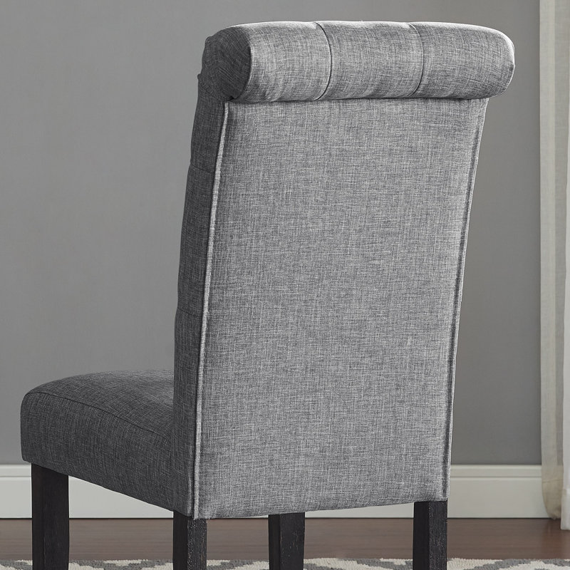 Chaise en bois massif Applegate Asons, Gris