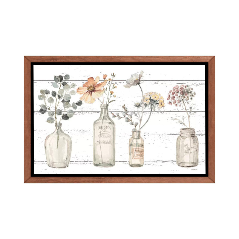 «A Country Weekend VIII V2 Fall Flower» par Lisa Audit - impression d'art graphique, H 18 po x l 26 po x P 1,5 po