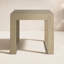 Table d'appoint d'extérieur en bois massif d'eucalyptus Cove