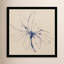 Modern Vintage Floral I Indigo By Everlean Wood Framed Wall Art Print-91291502-91291496