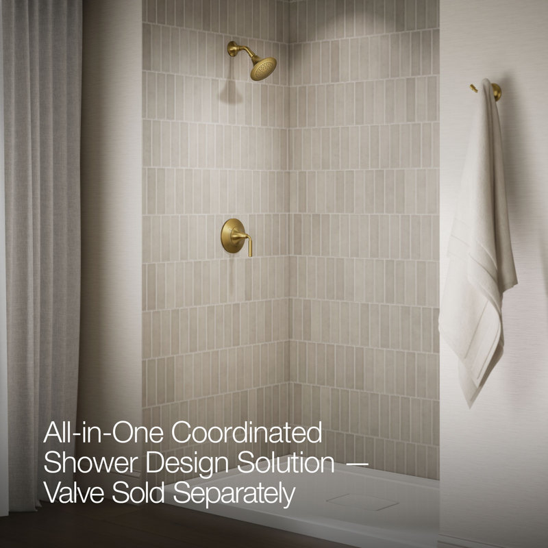 Tone Pressure-Balancing Shower Faucet Trim, Vibrant Brushed Moderne Brass
