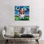 Basset Hound Night by Aja Trier - Painting on Canvas-491703008-483673318