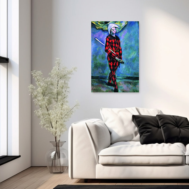 Harlequin Classic Abstract Contemporary Wall Art Print, 36" H x 24" W