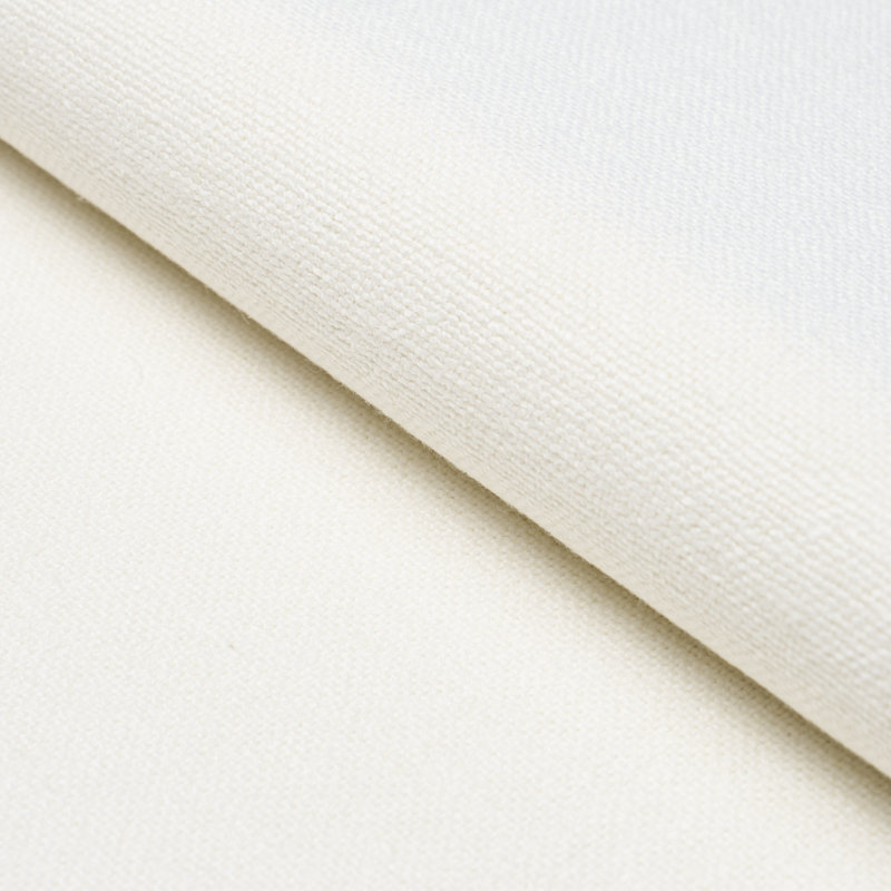 Schumacher x Patterson Flynn Lars Rustic Linen Fabric, Ivory