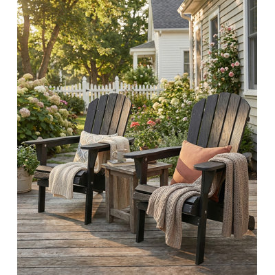 Fauteuil de patio en bois massif pour l'extérieur