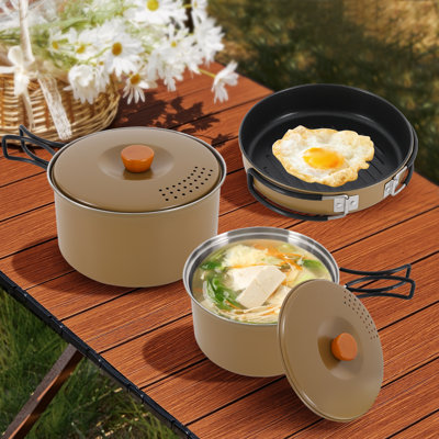 3 Piece Stainless Steel Cookware Set