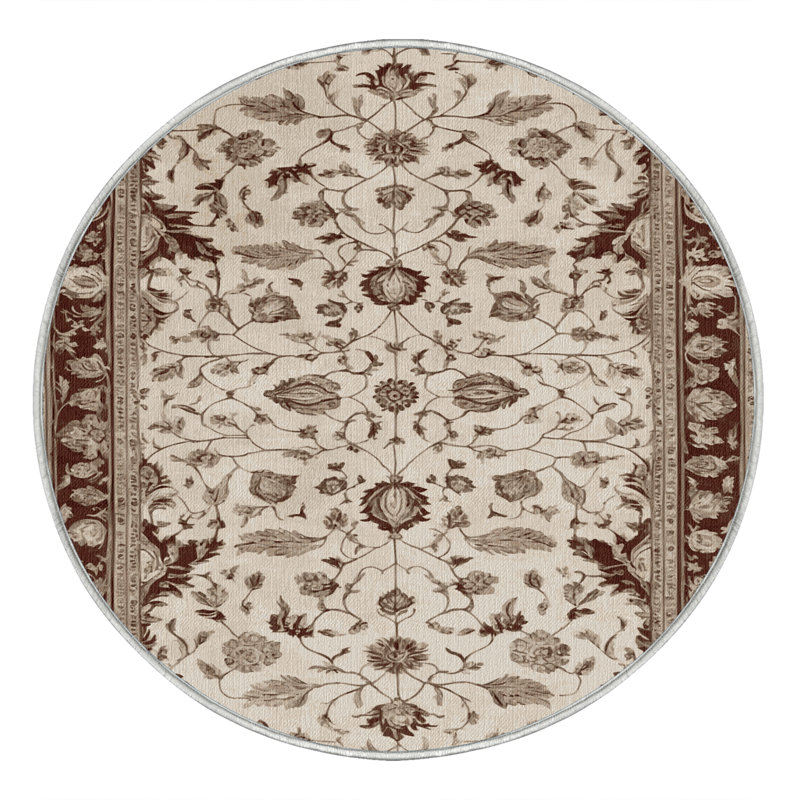 Tapis beige lavable à la machine