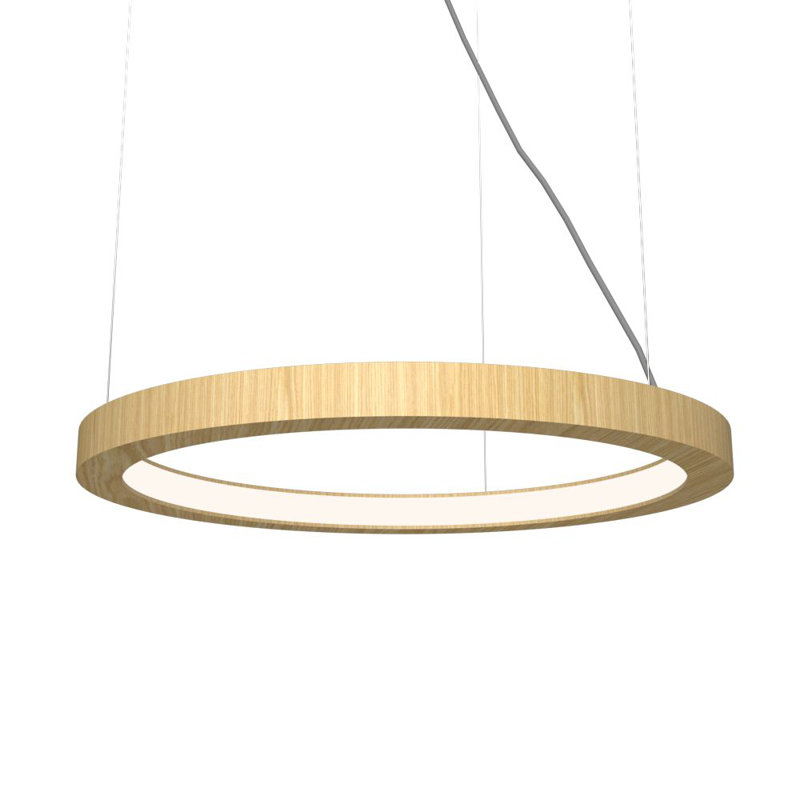 Luminaire suspendu à cadre DEL, Gris anthracite, H 1,18 po x l 15,75 po x P 15,75 po