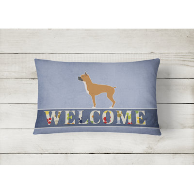  Boxer Welcome Lumbar Pillow