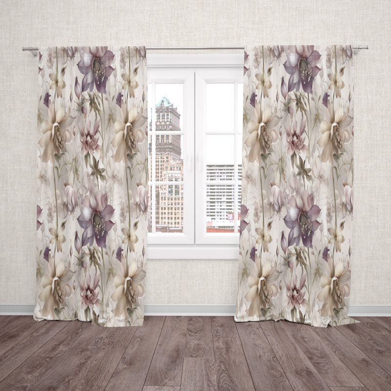 Aidtya Room Darkening Curtain, 56" W x 78" L