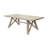 Mellar Modern Farmhouse Rectangular Kitchen Table With Six Chairs, Light Tan-101119481