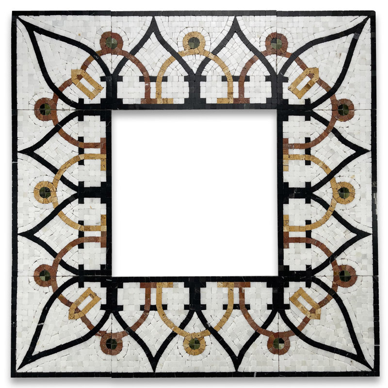 7" x 7" Marble Mosaic Sheet Wall Floor Use Tile
