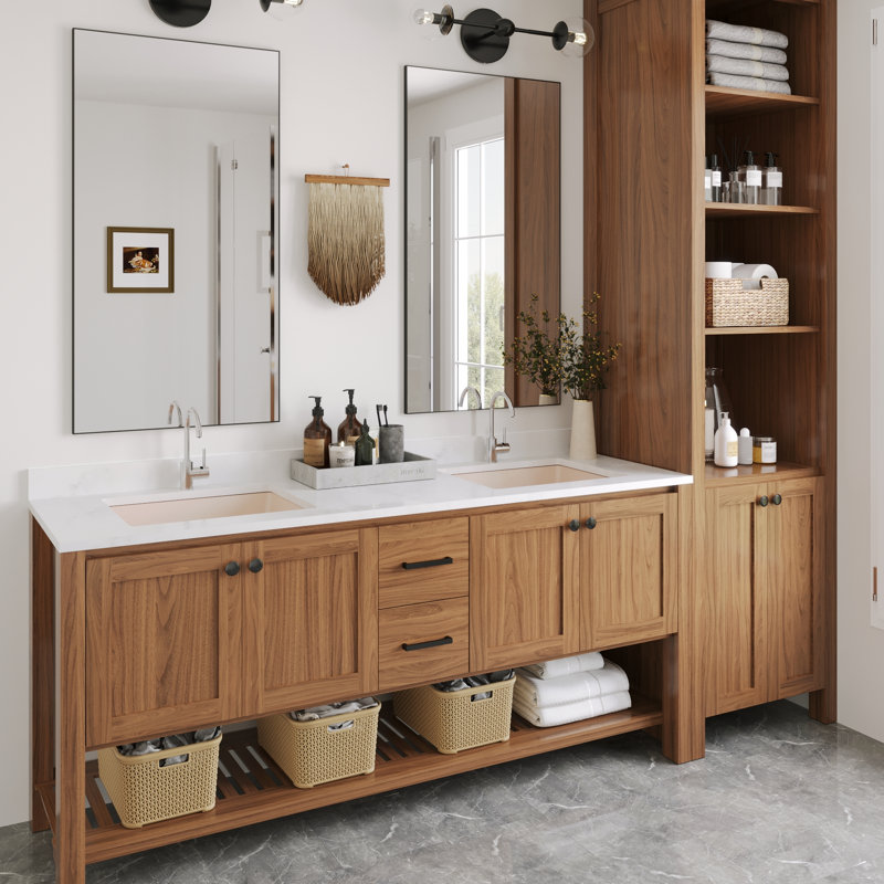 DeerValley Ursa 20" X 15.6" Rectangular Vitreous China Undermount Bathroom Sink with Overflow, Beige