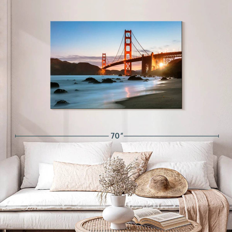 Lilie Daybreak At Golden Gate, 30" H x 45" W
