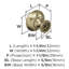 Armoire à champagne Edona de 1-1 / 4 po (32 mm) de diamètre - paquet de 25-111777933
