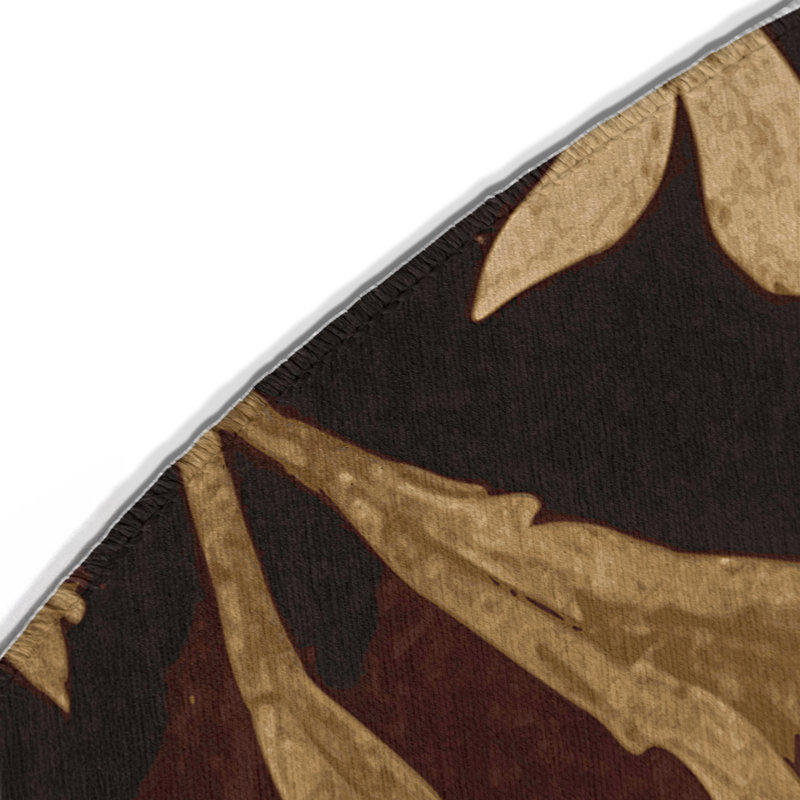 Tapis intérieur et extérieur Palatial Garden, Rond 5 pi
