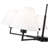 Wareesha 5 - Light Steel Dimmable Shaded / Spider Chandelier-794226413