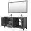 Ensemble de meuble-lavabo double 72 "avec miroir Daria-97900764-97900765-97900769