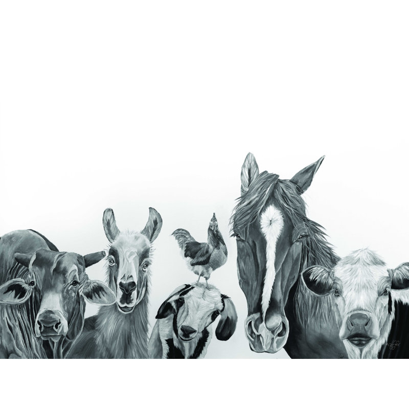 " Farm Crew ", 36" H x 48" W