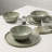 ALOFMO Handcrafted Charm 16 Piece Stoneware Dinnerware Sets with Pasta Bowl-Service For 4-588582846