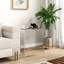 Table de chevet en acrylique transparent 21 po - Design minimaliste, moderne et moderne