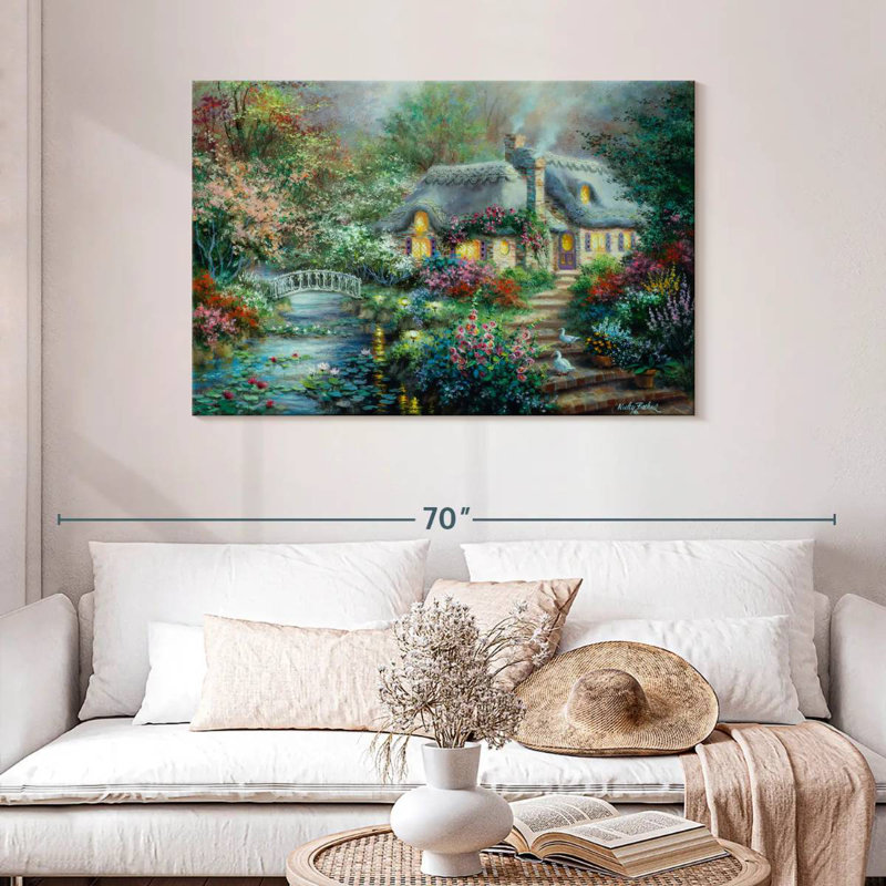 Little River Cottage, 30" H x 45" W