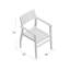 Chaise d'extérieur 100% teck certifiée FSC Rafael