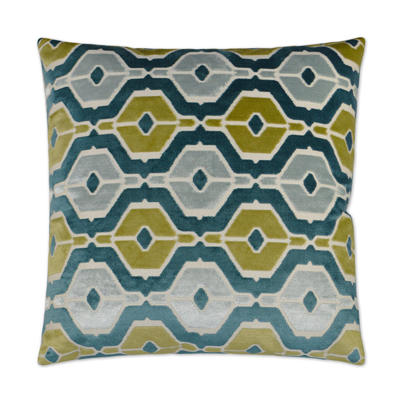 Dellan Pillow Cover & Insert, Coral, Square 20"