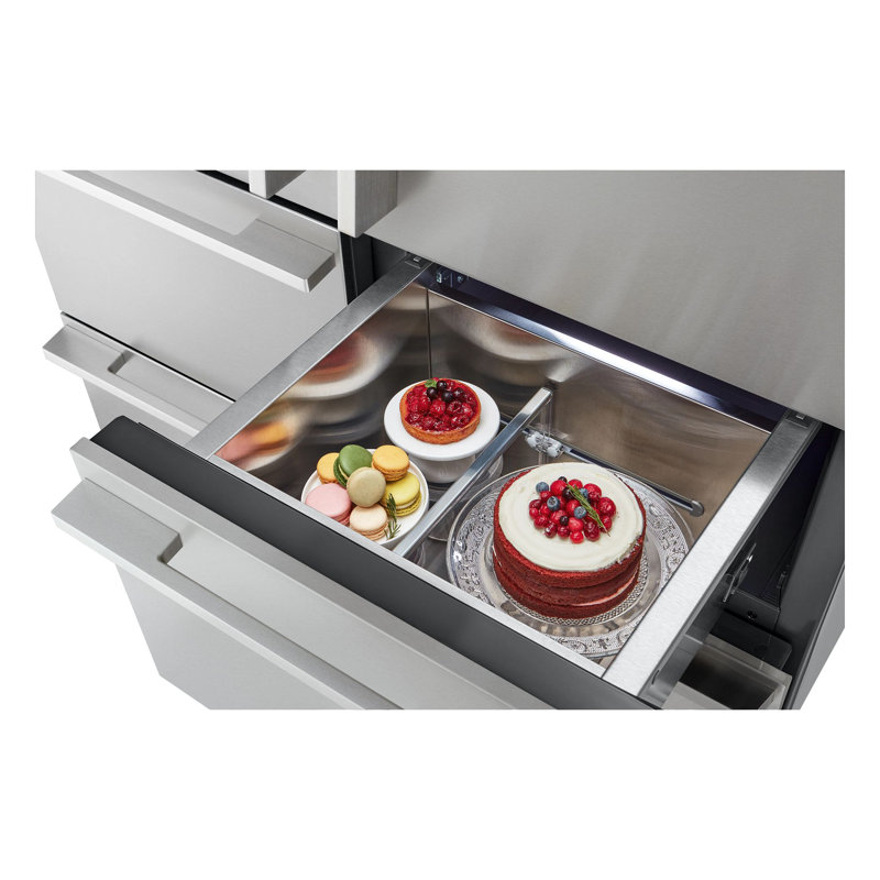 48-Inch Built-In French Door Refrigerator, Pre-Assembled (Transitional Series)
