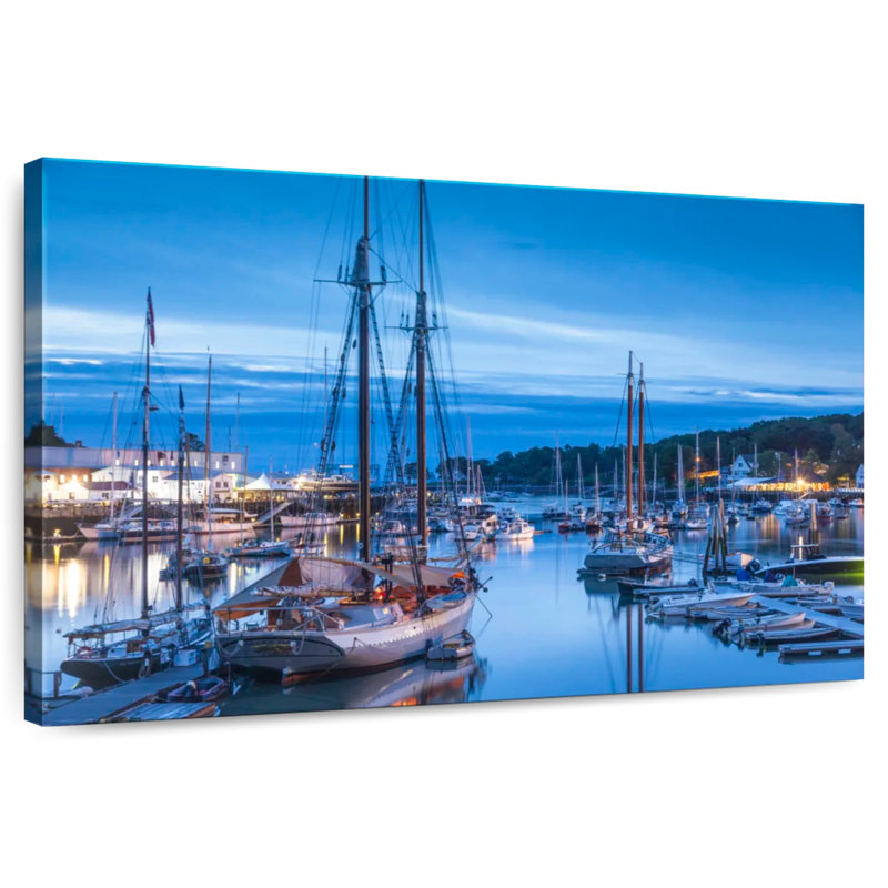Kavia Camden Harbor In Maine, 16" H x 24" W