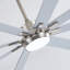 Ventilateur de plafond avec trousse d'éclairage à DEL 3 couleurs à intensité variable, 6 vitesses DC, 8 pales réversibles en contreplaqué, ventilateur de plafond télécommandé-88743507