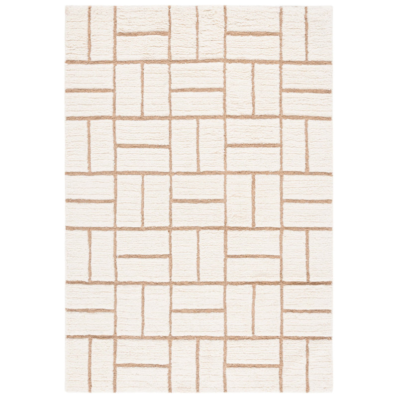 Volla Wool Area Rug, Rectangle 5' x 8'
