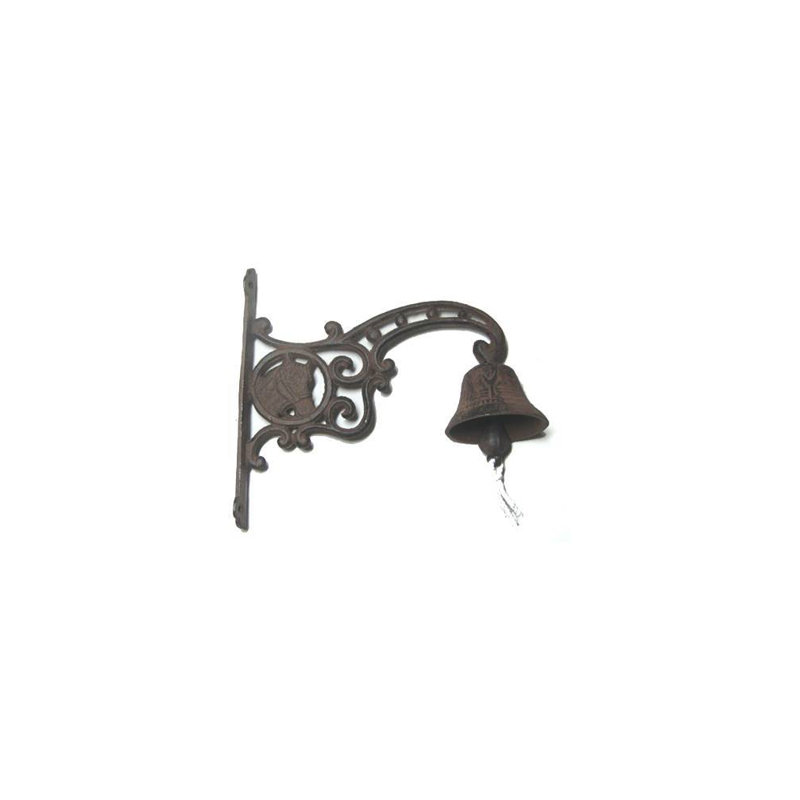 Cloche suspendue tête de cheval