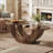 Coffee Table with Storage Shelf and Wooden Frame-934543898