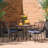 Round Mesh Top Dining Table with Umbrella Hole-92733429