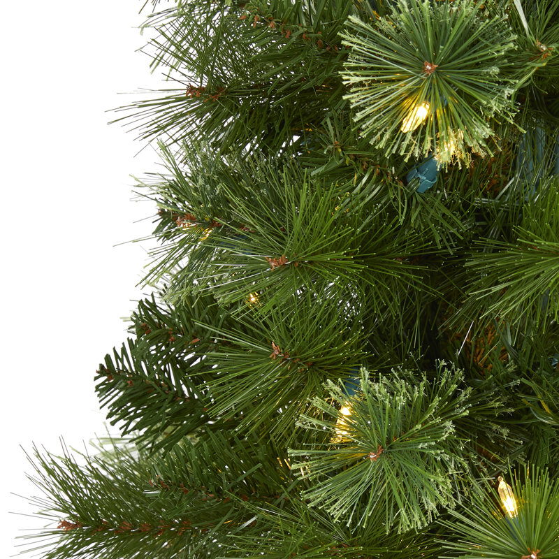 Lighted Artificial Christmas Tree, 6' H